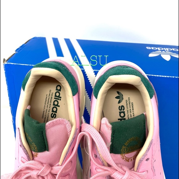Adidas Supercourt Pink Leather Women’s Sneakers - Picture 6 of 10